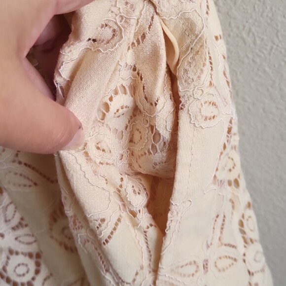 Pamela Love x Rent the Runway Yellow Lace Mini Dress –SZ XS - Picture 9 of 13